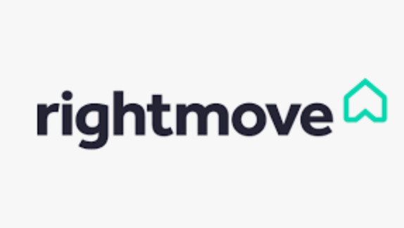 The Rightmove logo features the word rightmove in bold black lowercase letters, with a simple house-shaped outline in teal above and to the right—reflecting its reputation for showcasing properties for sale in Sunderland.